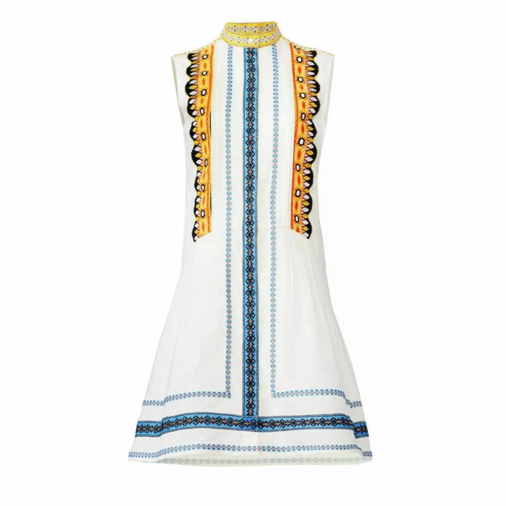 Tory Burch White Flutter Dress - Picture 2 of 4